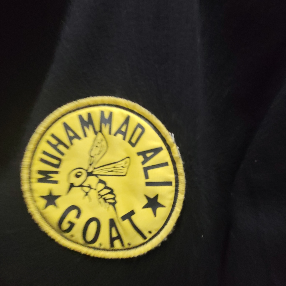 Black Roots Of Fight (G.O.A.T) Muhammad Ali Varsity Jacket - Picture 4 of 7